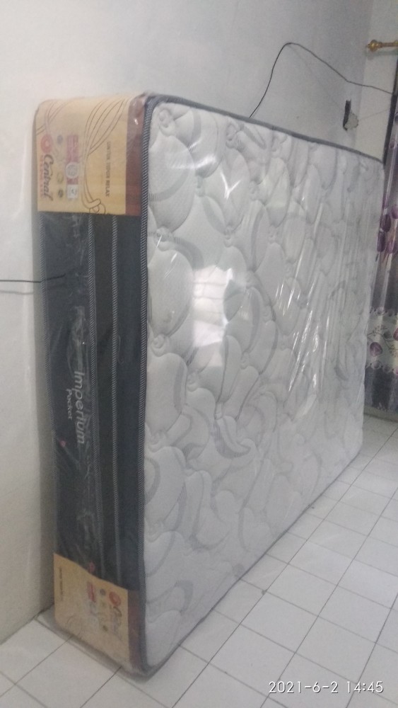 Kasur/ Springbed Central Imperium Pocket Spring Double Plush Top