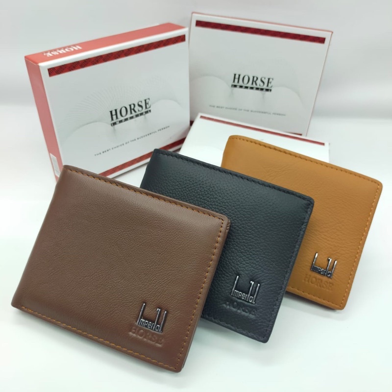 (DOMPETMURAHSTUFF) Dompet Kulit Asli. Dompet Pria Kulit. Dompet Imperial Ukuran Standar Tanpa Kancing