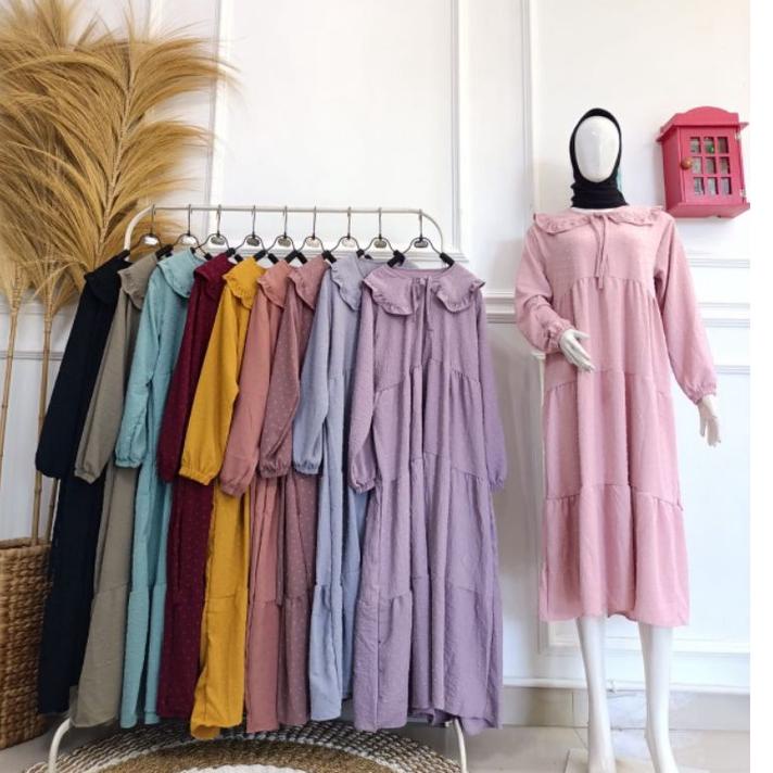 MIDI DRESS RUBIAH UMPAK TERLARIS / MIDI DRESS RUBIAH TER S9J2