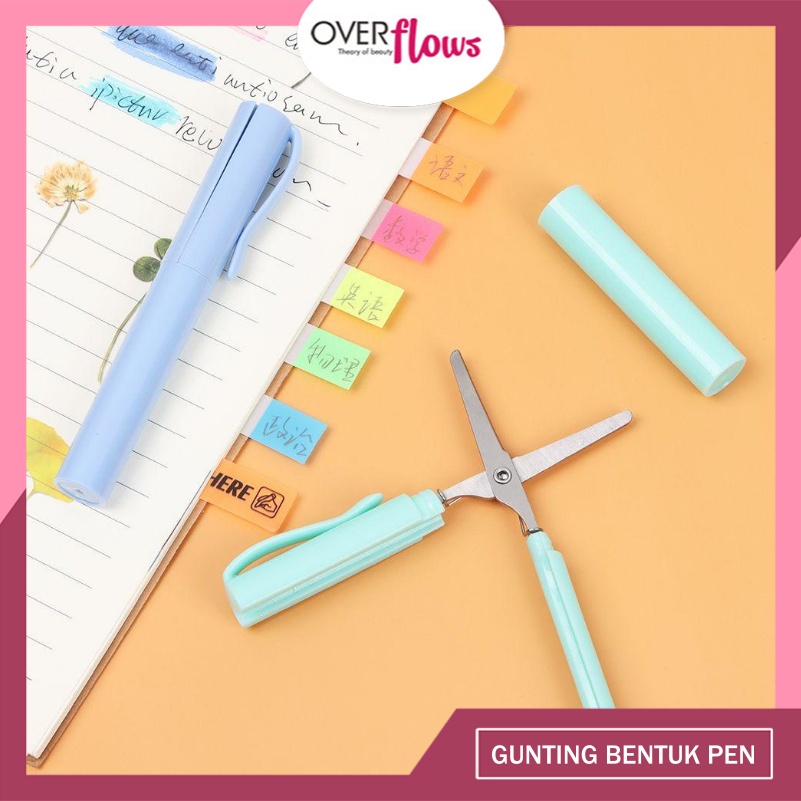 

OVERFLOWS.ID GUNTING KERTAS BENTUK PULPEN MULTIFUNGSI GUNTING PORTABLE MULTIFUNGSI SCISSORS