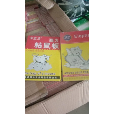 Lem Tikus Papan Import Cap Gajah dan Kerbau