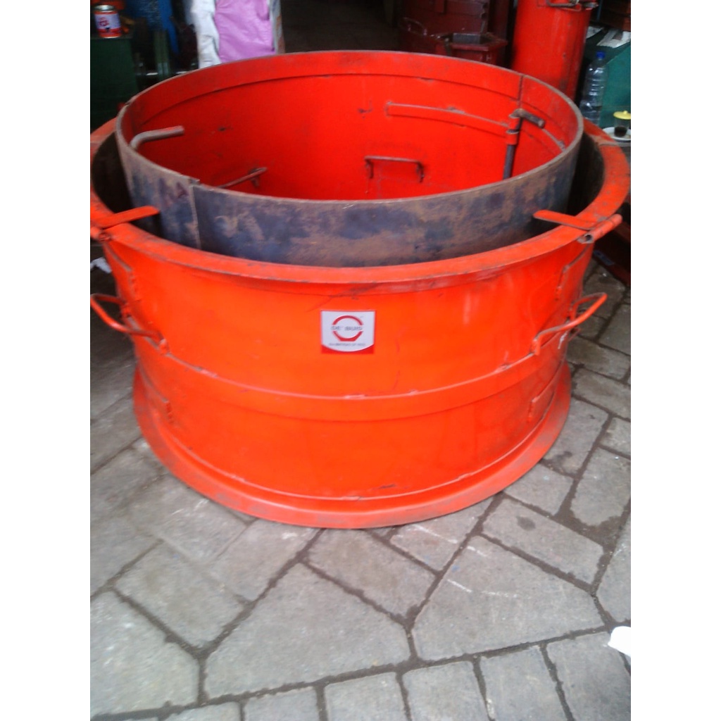 Cetakan Beton Buis diameter 60x50 Merk DE'BUIS/gorong2 merk DE'BUIS(NOn Rajawali)