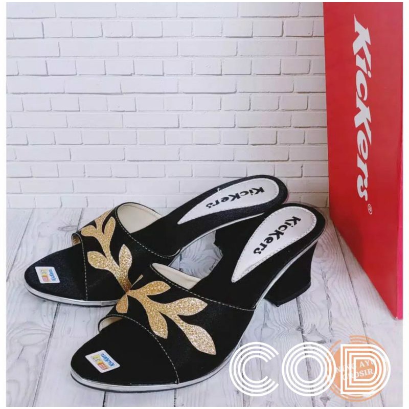 SANDAL HIGH HEELS WANITA KICKERS TERBARU SENDAL JEPIT CASUAL KASUAL SLOP SELOP HILS HEEL HILLS MURAH