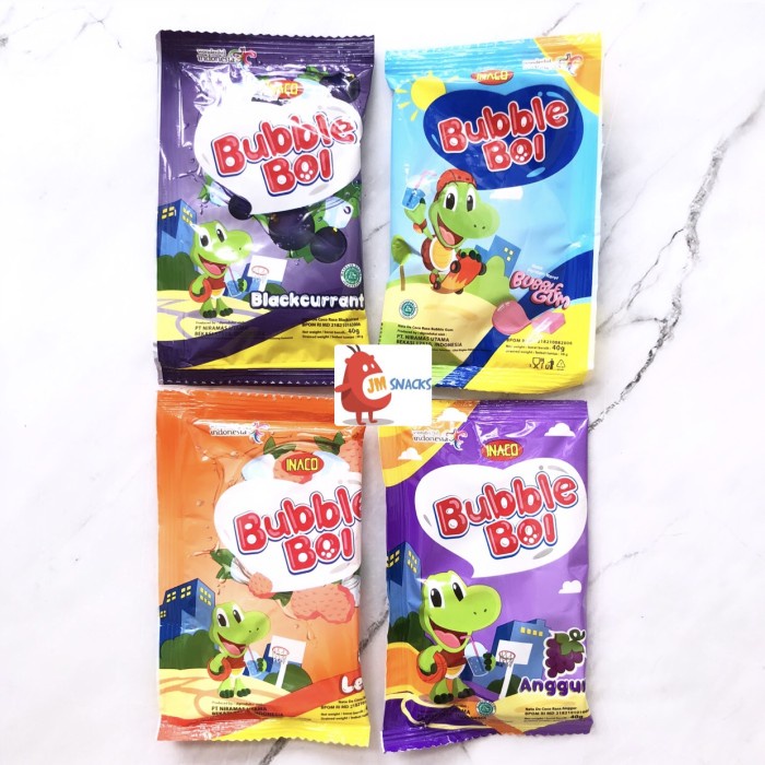 

Inaco Bubble Boi Aneka Rasa SATUAN 40gr/Jelly Inaco