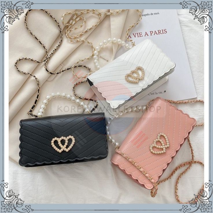 Tas Selempang Wanita Leticia Mutiara | Tas Handbag Wanita Import Leticia Mutiara