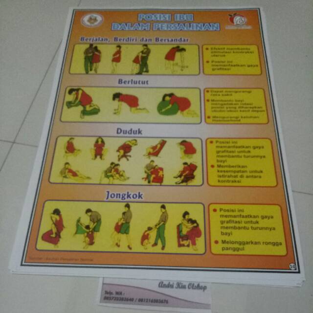 

Poster Posisi Ibu Dalam Persalinan Dan Banyak Poster Kebidanan Lainnya