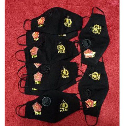 Masker Kain Filter N95 TNI - POLRI SAFTEY / SNI