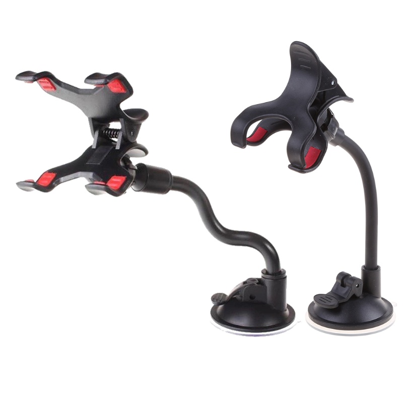 Cre Bracket Dudukan Handphone Universal Rotasi 360 Derajat°Bracket Stand Holder Handphone Multifungsi Adjustable Dengan Suction Cup Untuk Mobil