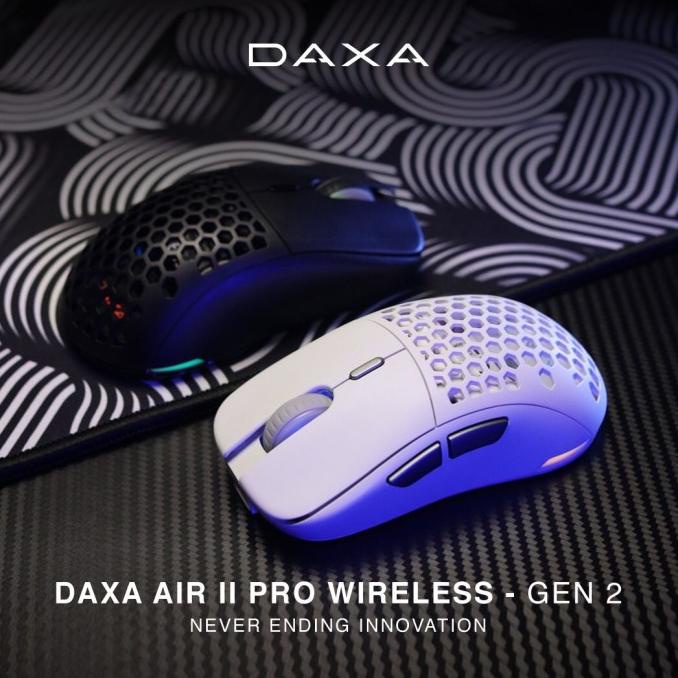 TERBARU|NEW STOCK|READY STOCK|BIG SALE REXUS DAXA AIR II PRO WIRELESS GAMING MOUSE DAXA 2 ULTRA LIGH
