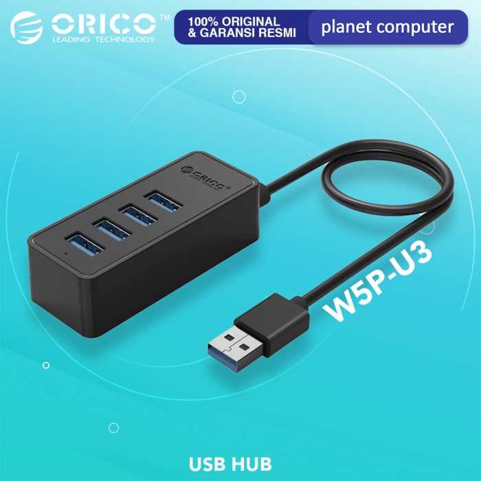 ORICO W5P-U3 USB3.0 Desktop HUB Original Bergaransi Resmi 1-4 Port