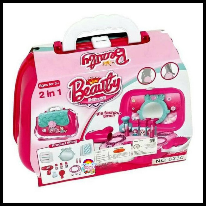Beauty Fashion Set - Mainan Anak Perempuan Alat Make Up Set Koper Dandan Murah-2