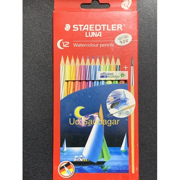 

Staedtler LUNA Aquarell Watercolour Pencils 137 C12 Pensil Warna isi 12 Pcs