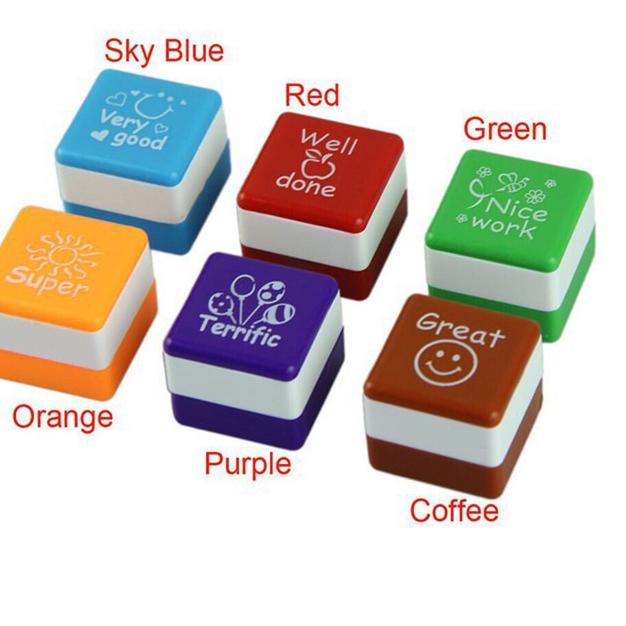 

♤ Stempel stamp cap motivasi anak reward untuk murid ❁