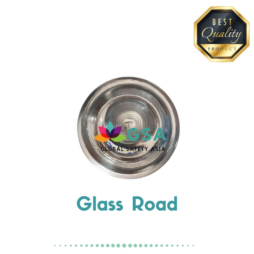 Glass Road Stut T Atau Mata Kucing Glass Road Stud - Mata Kucing putih