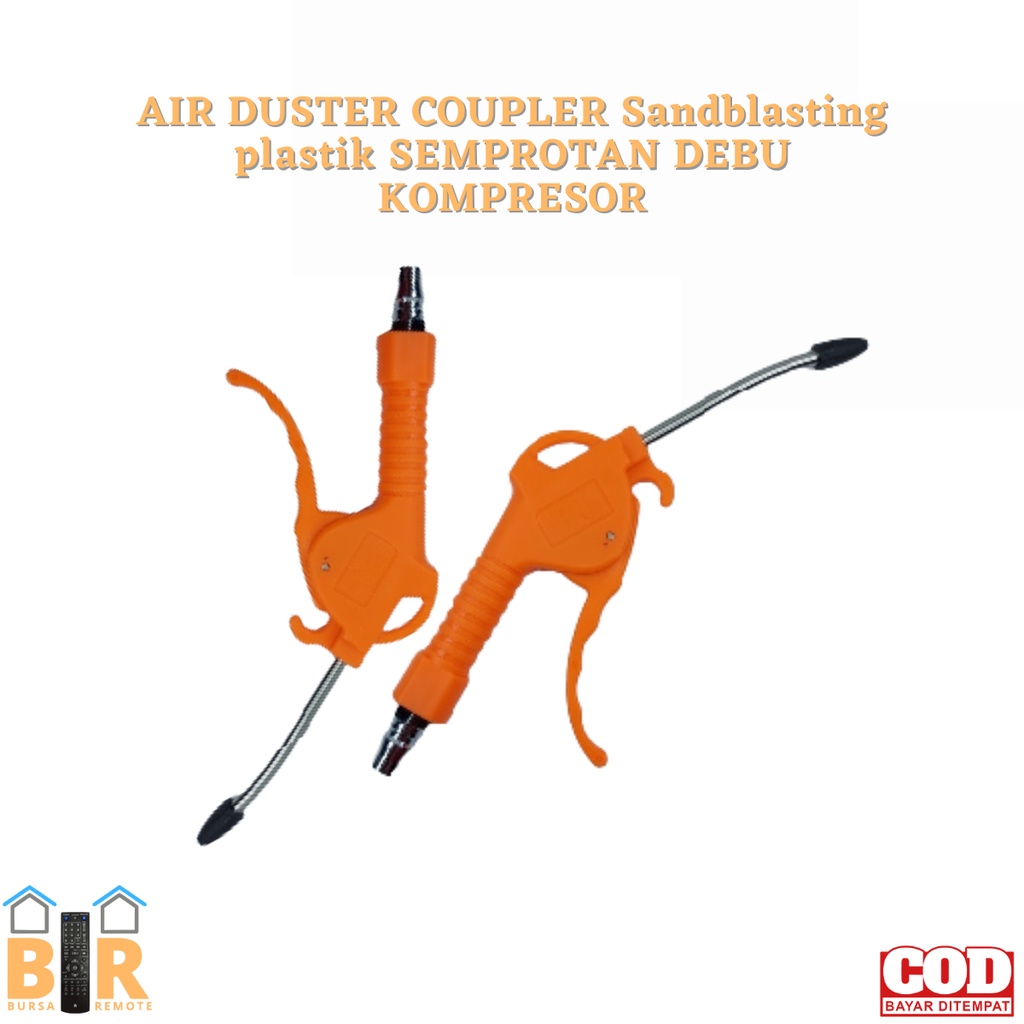 Air Duster Coupler Sandblasting plastik SEMPROTAN DEBU KOMPRESOR