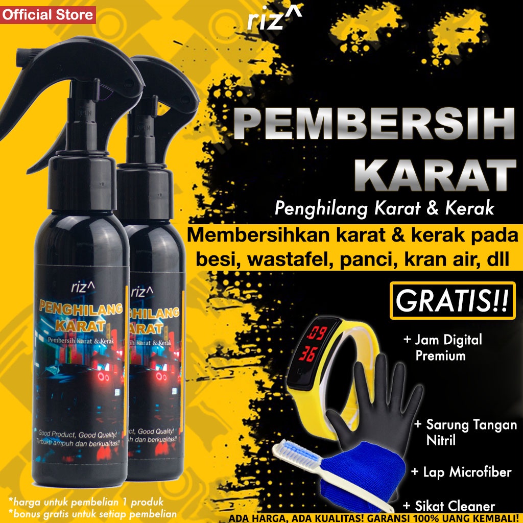 Pembersih Karat Kerak Cairan Penghilang Pembersih Karat Kerak Besi Panci Motor Keramik Kamar Mandi