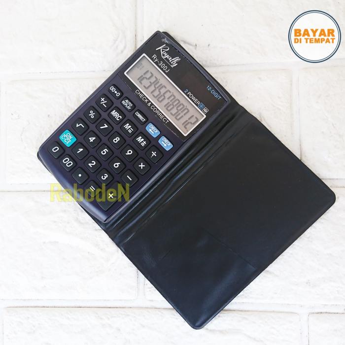 

Kalkulator Mini Elektronik 12 Digit Check and Correct RY 300J