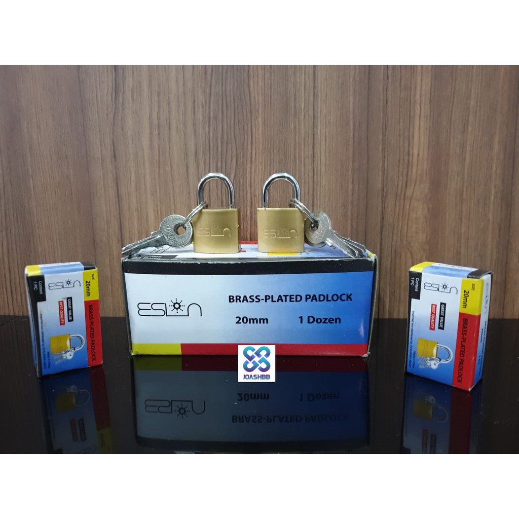 Gembok Besi Kuning ESLON / Padlock Kuning