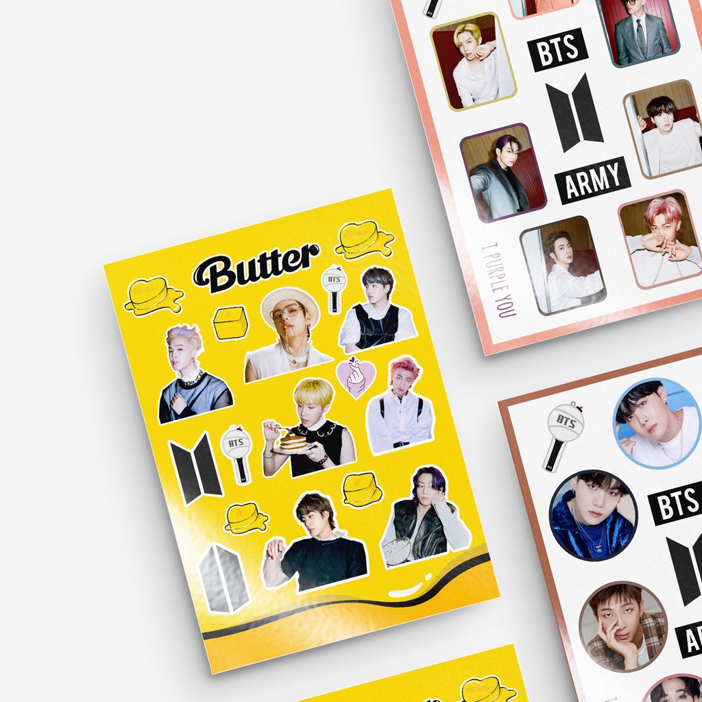 

BANGTAN BTS STIKER DEKORASI