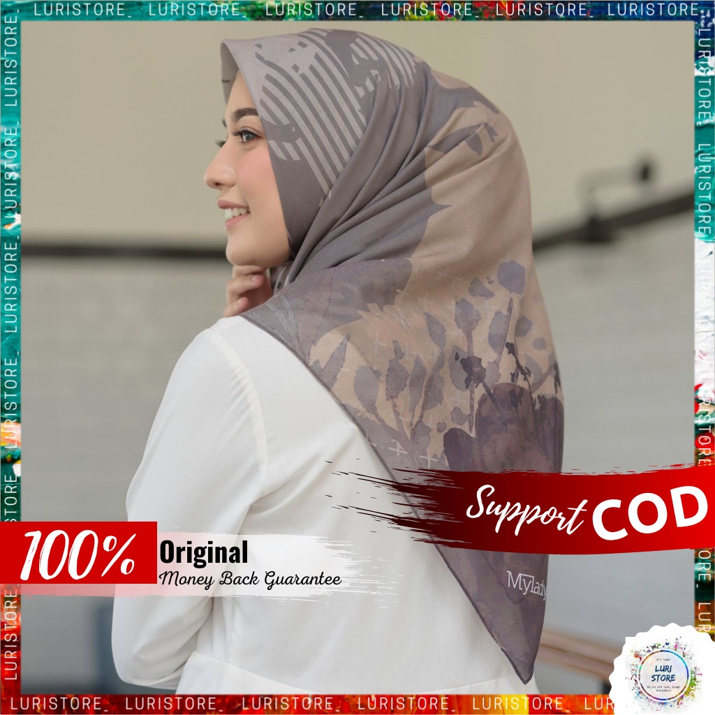MYLADY HIJAB ORIGINAL ANGELA Hijab Jilbab Jelbab Kerudung My Lady Ori Motif Terbaru