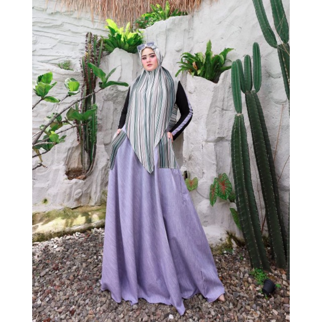 adila batch 8 set syari original brand viendra syari