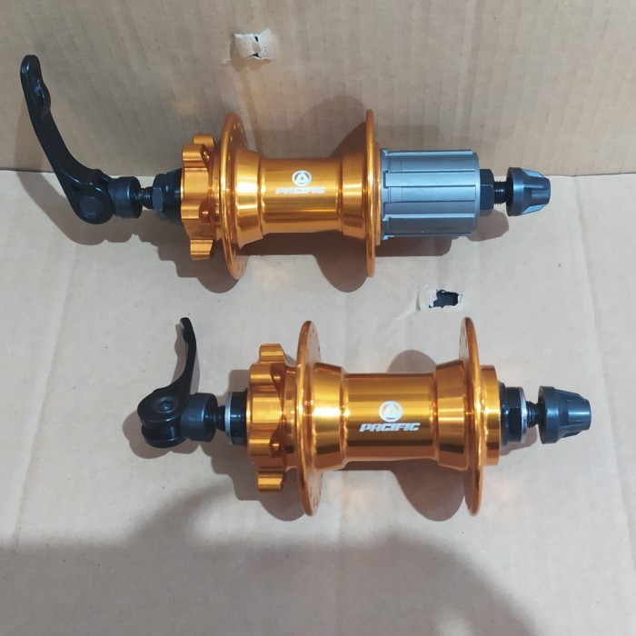 FREEHUB 36 HOLE BEARING PACIFIC B408 - FREE HUB 36 HOLE JANGKRIK - GOLD