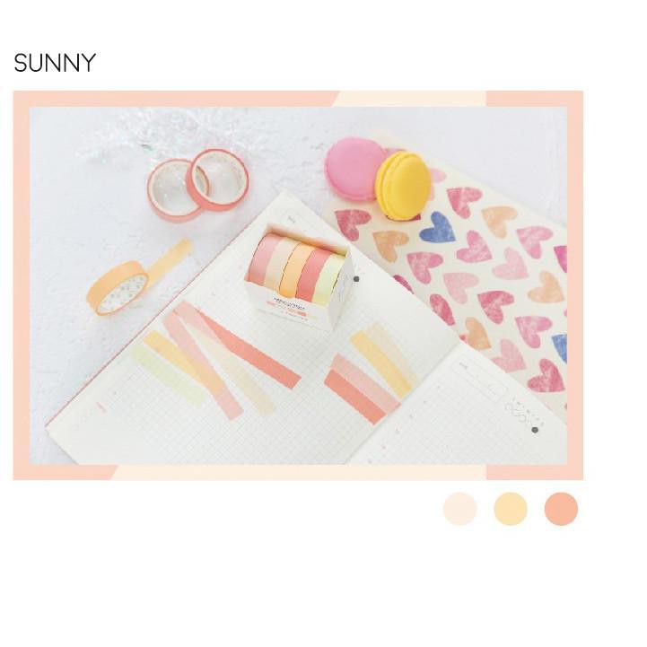 

REAL PICT! PROMO Masking Tape Set 5pc Pastel Macaron [CREATIV]