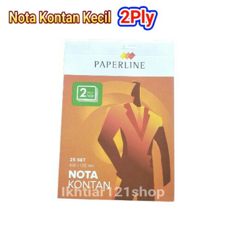 

Buku Nota Kontan Paperline 2 Ply NCR 2 Rangkap Kecil Grosir