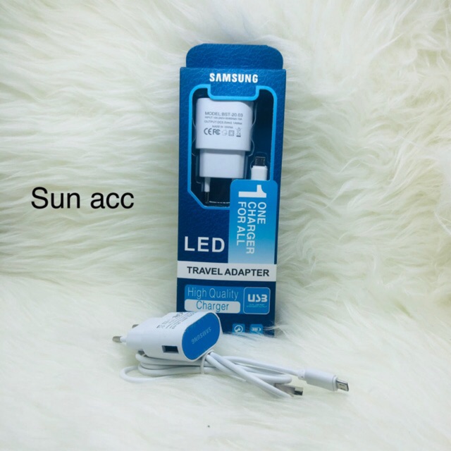 TC CHARGER BST LED SAMSUNG 2A  1USB ANTI LEDAK