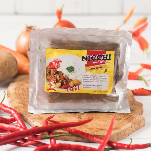 

Bumbu Instant Kare Jepang NICCHI 100gr/Halal MUI/Non-MSG