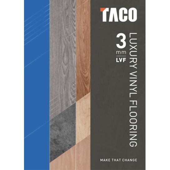 TACO Vinyl Lantai 3mm - Vinyl Plank TACO Tebal 3mm
