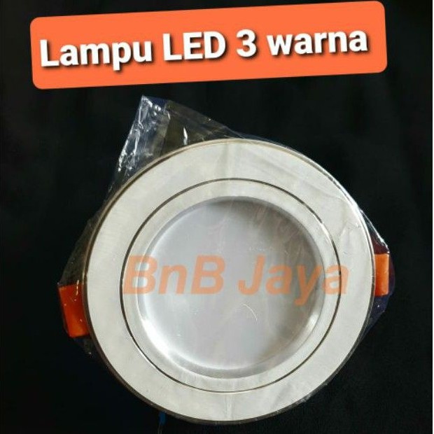 Lampu LED Downlight 5 watt 3 warna