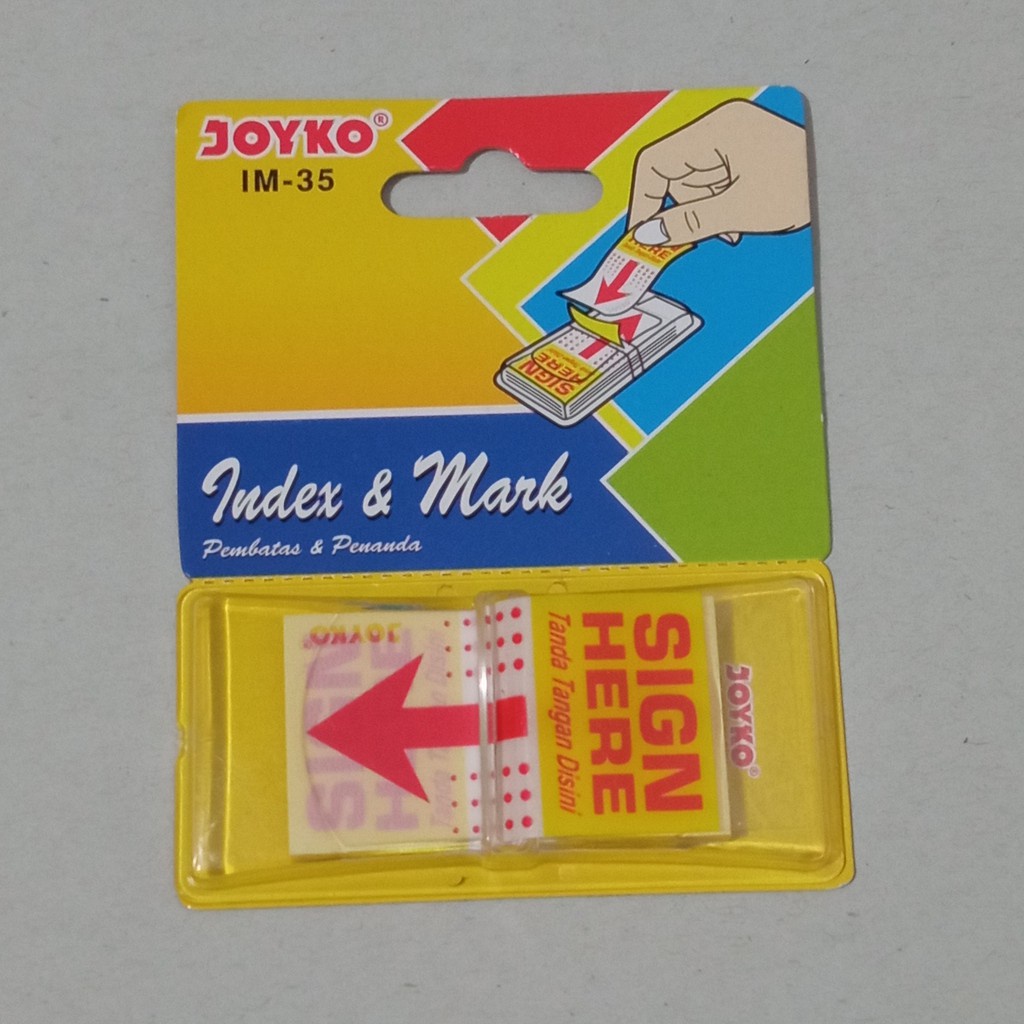 

[ PER SET ] Joyko Index & Mark - Penanda - Pembatas Joyko IM-35 - Plastik