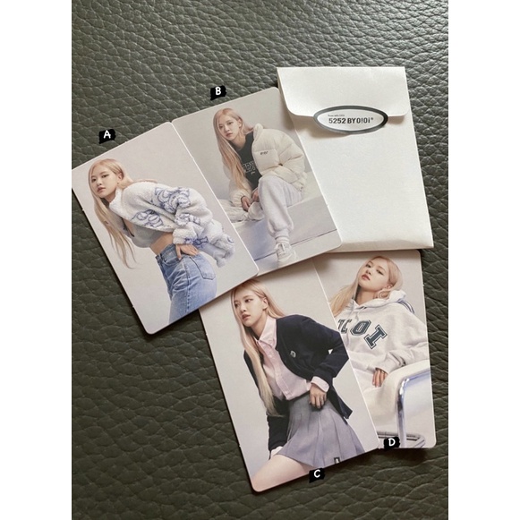 Photocard Rosé OiOi 5252 Benefit Merchandise Blackpink pc rose merch Official