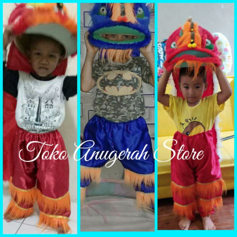 Setelan barongsai anak terlaris ( bisa cod ) termurah