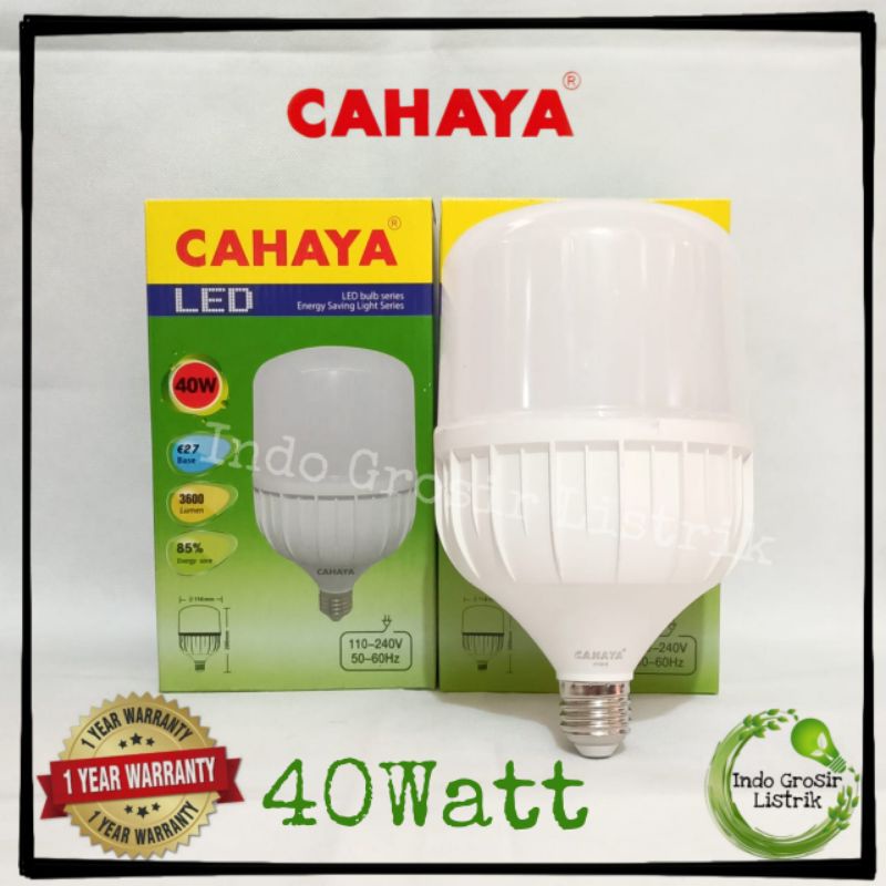 Lampu LED 40watt Cahaya Lampu Bohlam 40w Bohlam Capsule LED Cahaya 40w