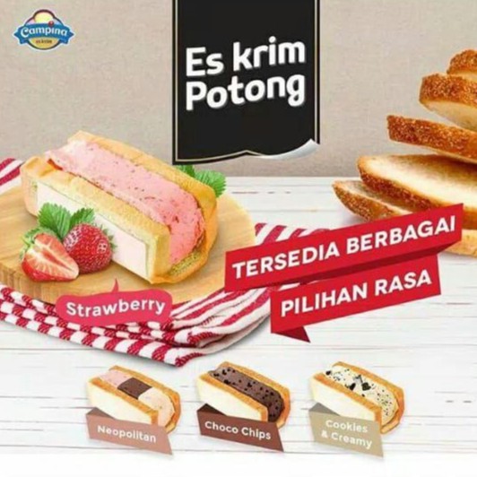 Es Krim Potong Campina/Ice Cream Sandwich/Ice Cream Potong