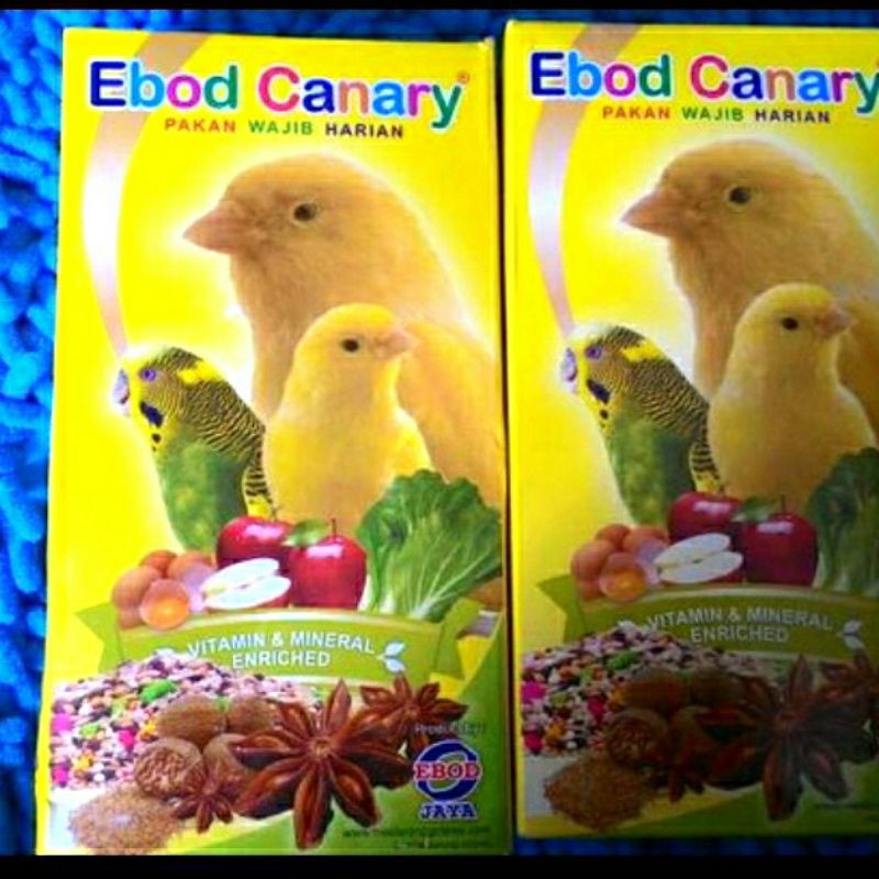 

Ebod Canary 1 dus 250 gram isi 20 pcs