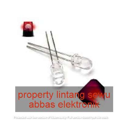 10pcs LED MERAH 5MM