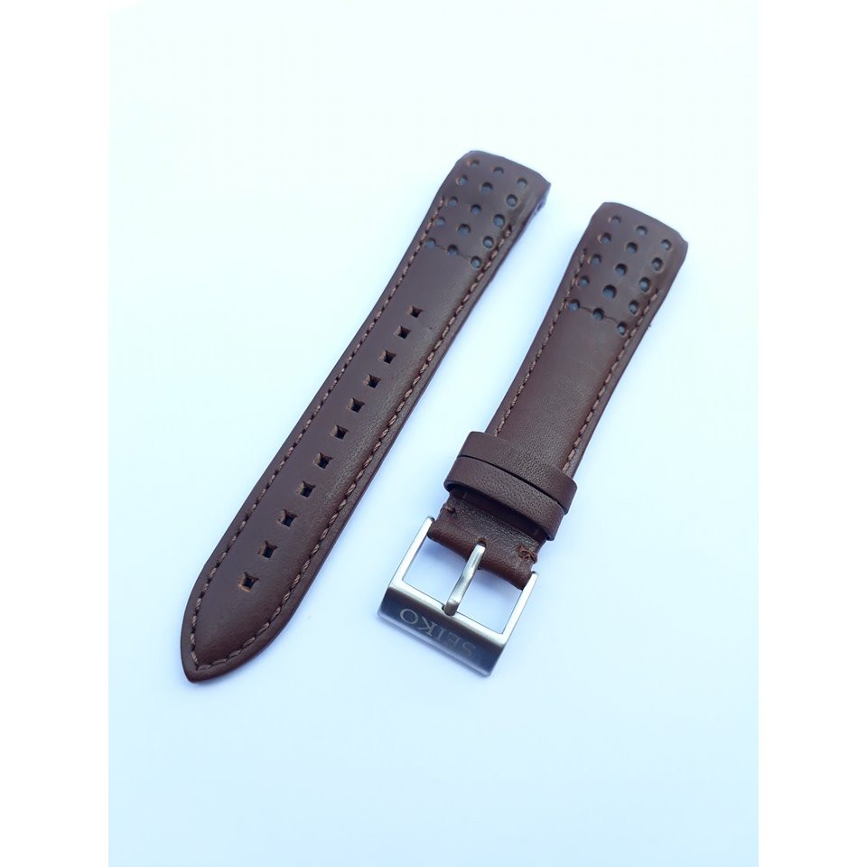 Tali Jam Tangan Kulit Seiko L01MB 21mm Strap Kulit Leathers Seiko L01MB 21MM Watch Bend Premium