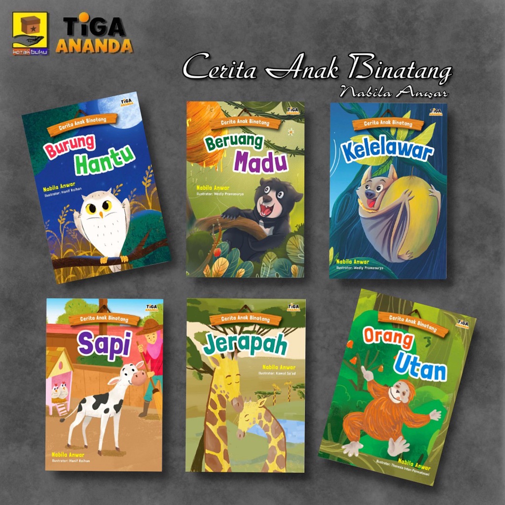 Cerita Anak Binatang / Buku Cerita Binatang / Buku Cerita Anak / Buku Anak TK PAUD