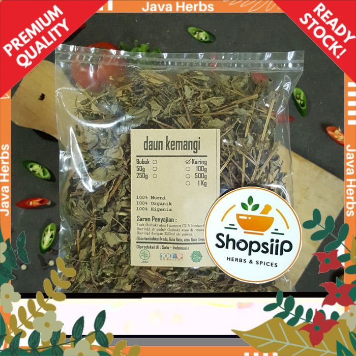 

daun kemangi ocimum basilicum daun basil kering 250g