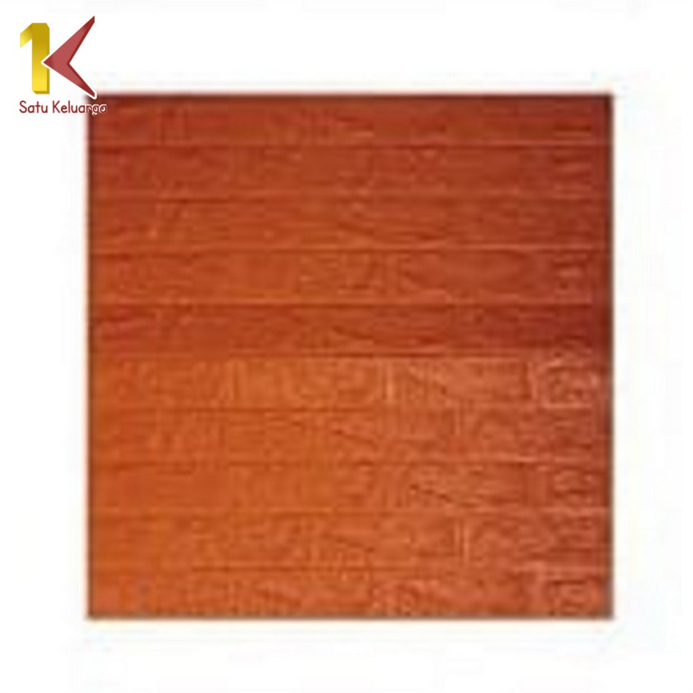 Satu Keluarga Walpaper Stiker Dinding Dekorasi Kamar C206 Wallpaper Dinding Foam 3D Kecil Motif Batu Bata-Batu Bata ORANGETUA