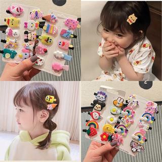 ISI 4-10 PCS - Jepit Rambut Anak Perempuan / Jepitan Kualitas Import Hair Pin Murah Lucu Balita Bayi Perempuan Karakter zrvedia