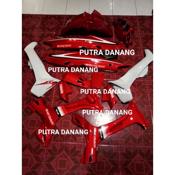 Cover Body Fullset Body Halus Yamaha Fizr F1zr Sstwo Merah Putih