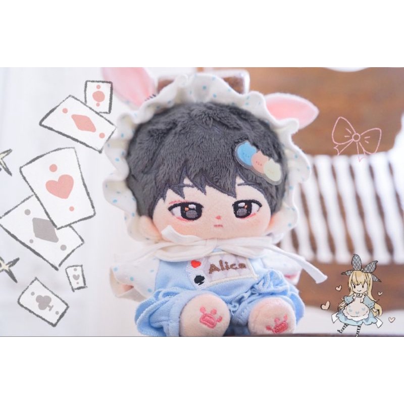 booked Woojjang no ear 15cm seventeen wonwoo doll
