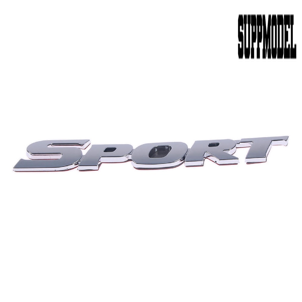 Stiker Emblem Logo SPORT 3D Tahan Lama Untuk Mobil