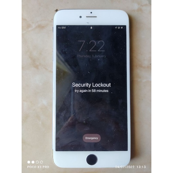 mesin iphone 6s plus lock icloud