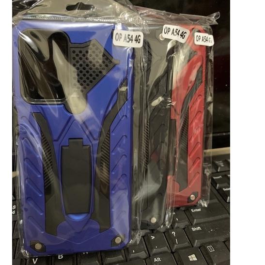 [SKU : BJCYD] OPPO A54 2021 casing standing robot transformers cover handphone