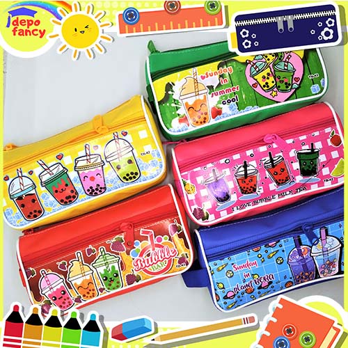 

Kotak Pensil 2 Resleting TB-42 / Tempat Pensil / Tepak Pensil / Boks Pensil / Box Pen / Pencil Case